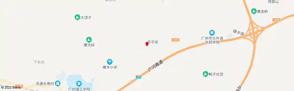广州岗坂村_公交站地图_广州公交_妙搜公交查询2025
