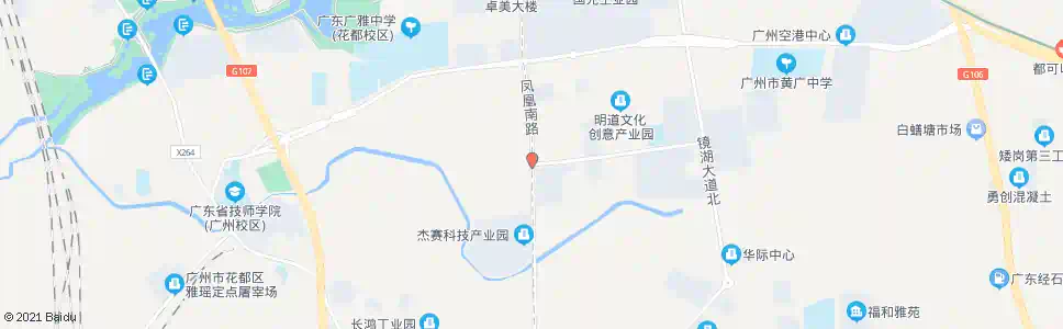 广州凤凰南路_公交站地图_广州公交_妙搜公交查询2025