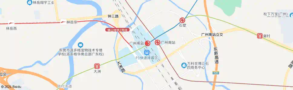 广州槎潭路总站_公交站地图_广州公交_妙搜公交查询2025