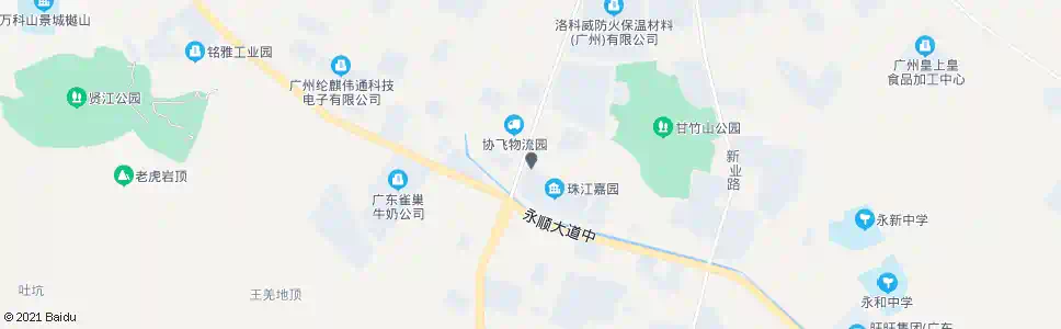 广州来安四街_公交站地图_广州公交_妙搜公交查询2025