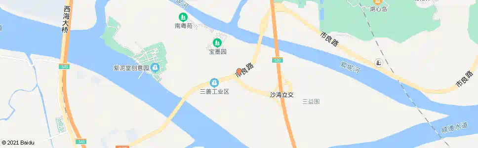 广州三善村口_公交站地图_广州公交_妙搜公交查询2025