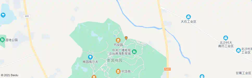 广州南国桃园北门(影视城)_公交站地图_广州公交_妙搜公交查询2025