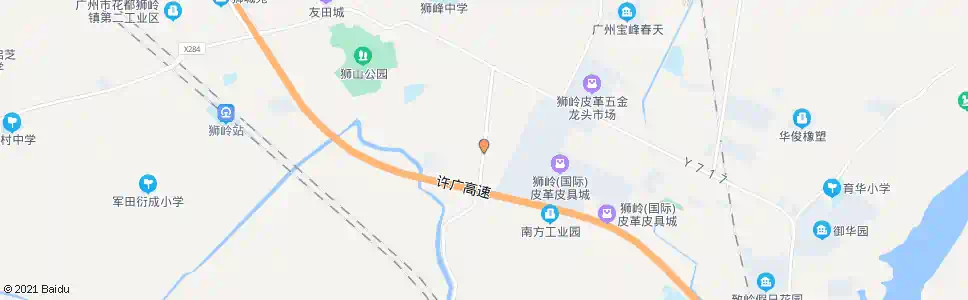 广州田心路_公交站地图_广州公交_妙搜公交查询2025