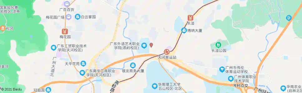 广州培智学校_公交站地图_广州公交_妙搜公交查询2025