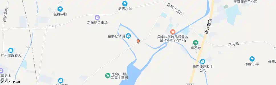 广州新民九队_公交站地图_广州公交_妙搜公交查询2025