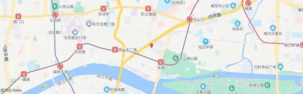 广州东湖邮局_公交站地图_广州公交_妙搜公交查询2025