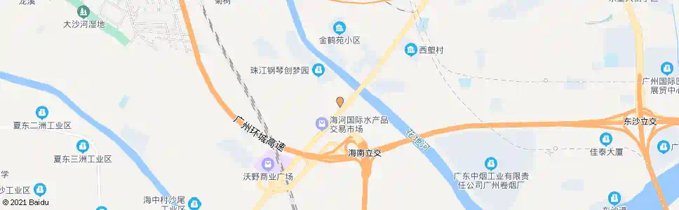 广州花地大道南总站(鹅公村)_公交站地图_广州公交_妙搜公交查询2025