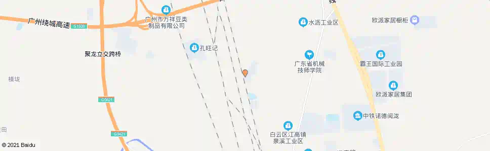 广州屠宰场_公交站地图_广州公交_妙搜公交查询2025