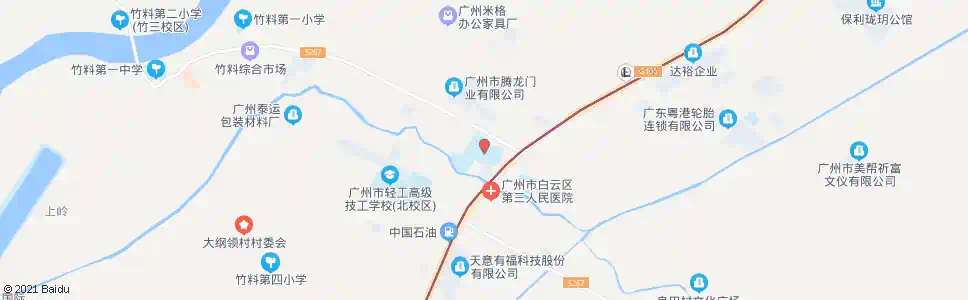 广州大鹏中学_公交站地图_广州公交_妙搜公交查询2025