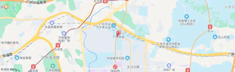广州迎宾大道东_公交站地图_广州公交_妙搜公交查询2025