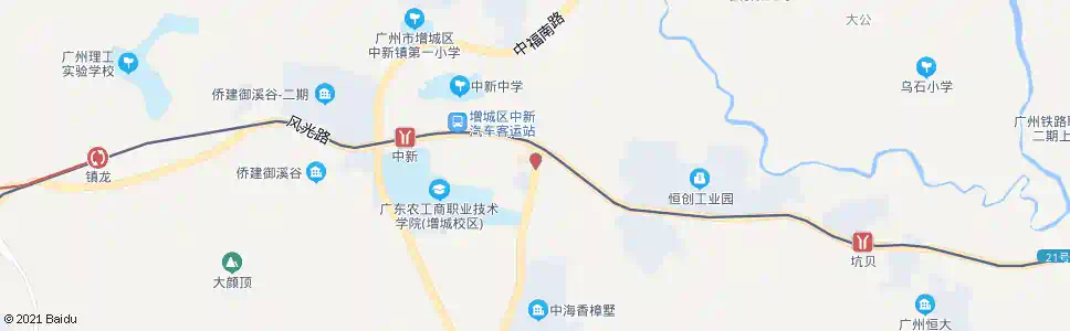 广州中新医院_公交站地图_广州公交_妙搜公交查询2025