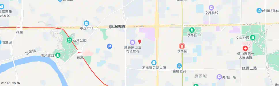 广州西海东一村_公交站地图_广州公交_妙搜公交查询2025