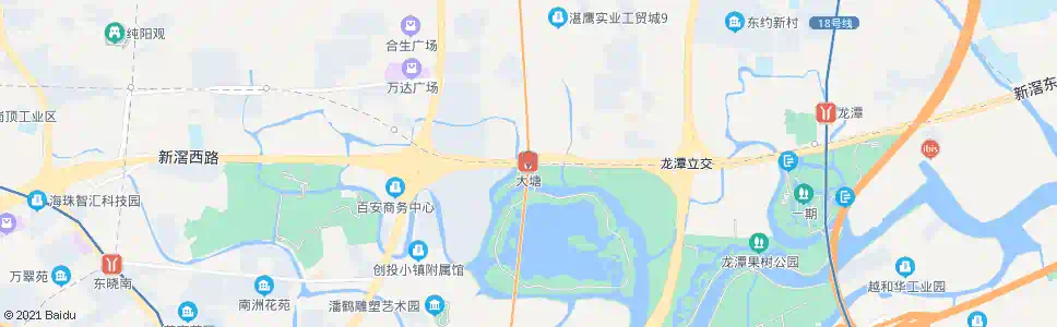 广州何大塘_公交站地图_广州公交_妙搜公交查询2025