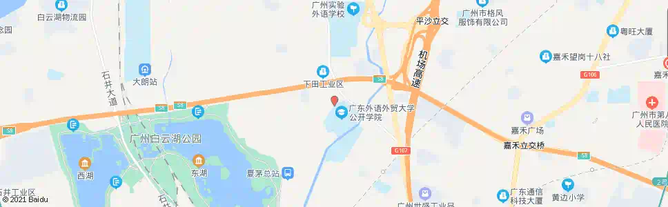 广州向西大道口_公交站地图_广州公交_妙搜公交查询2025