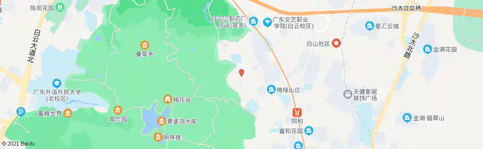 广州小城花园_公交站地图_广州公交_妙搜公交查询2025