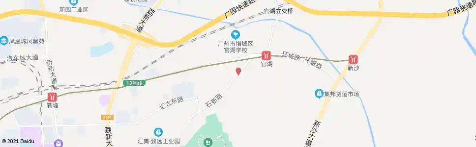 广州官湖村_公交站地图_广州公交_妙搜公交查询2025