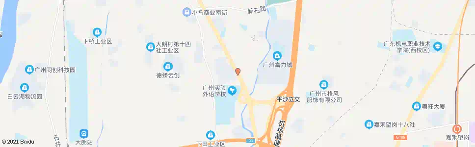 广州广外附设外语学校_公交站地图_广州公交_妙搜公交查询2025
