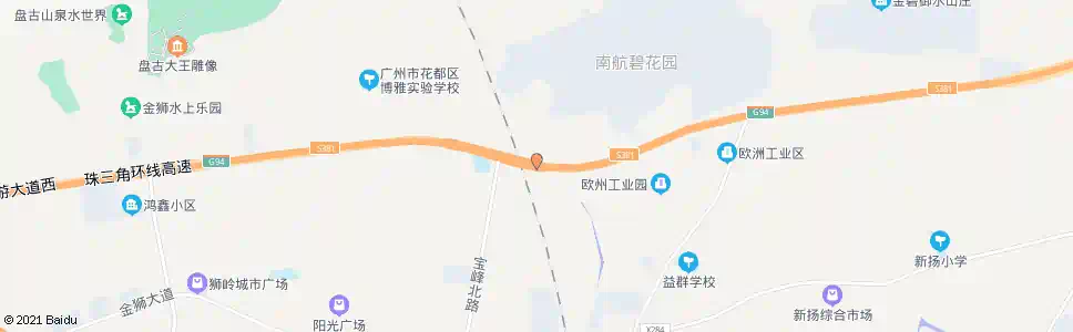 广州义坑村_公交站地图_广州公交_妙搜公交查询2025