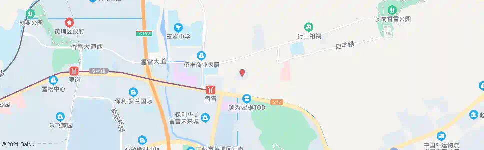 广州白岗市场_公交站地图_广州公交_妙搜公交查询2025