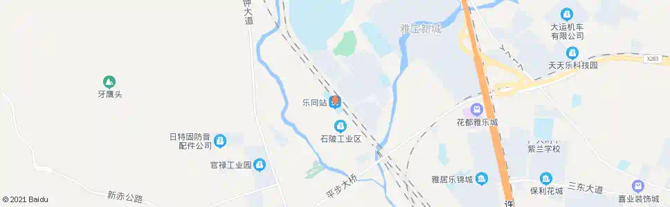 广州乐同府_公交站地图_广州公交_妙搜公交查询2025