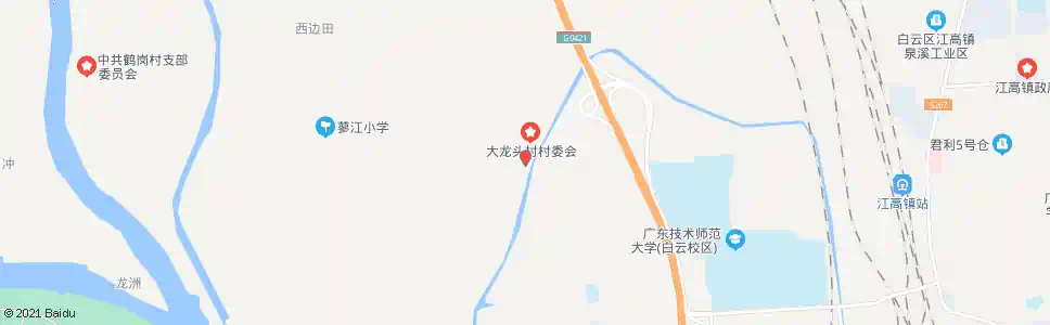 广州大龙头村_公交站地图_广州公交_妙搜公交查询2025