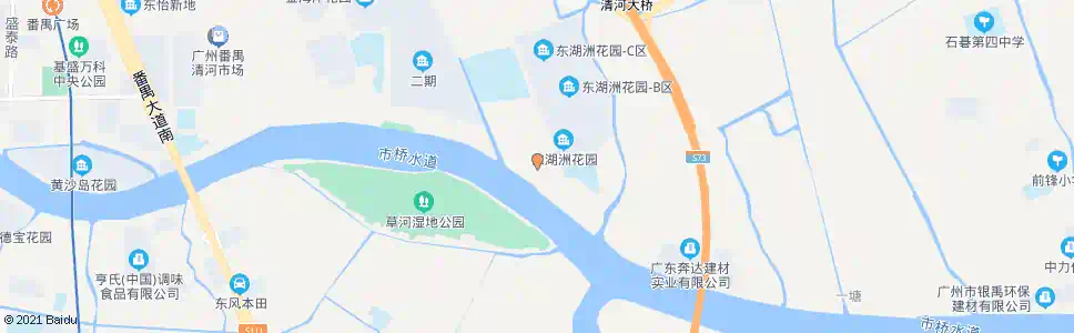广州雁州食街_公交站地图_广州公交_妙搜公交查询2025