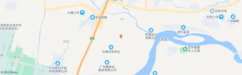 广州石角卫生所_公交站地图_广州公交_妙搜公交查询2025