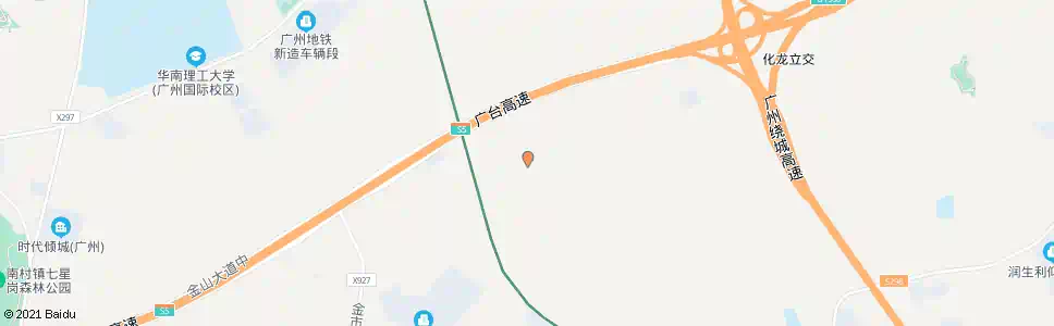 广州眉山村_公交站地图_广州公交_妙搜公交查询2025