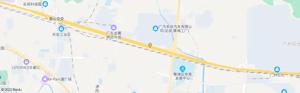 广州广州本田厂_公交站地图_广州公交_妙搜公交查询2025