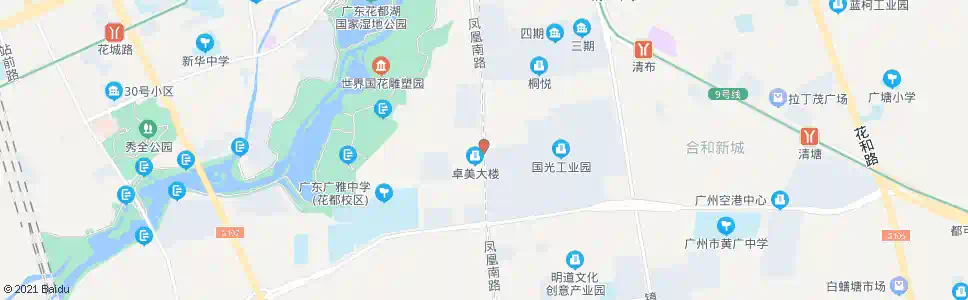 广州国光厂西门_公交站地图_广州公交_妙搜公交查询2025