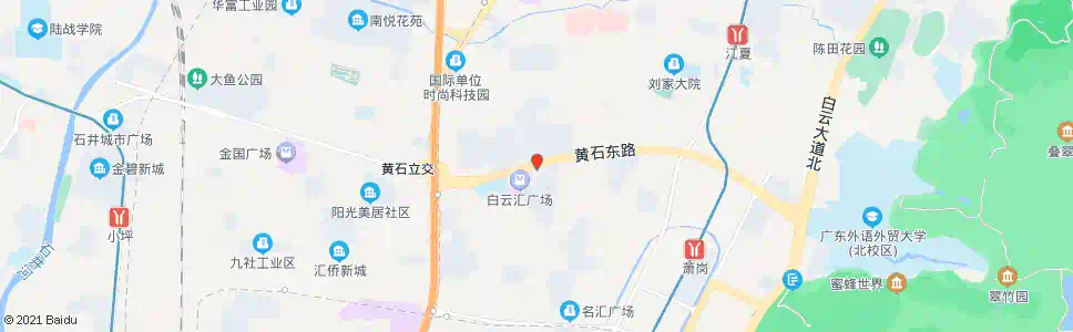 广州白云高尔夫花园总站_公交站地图_广州公交_妙搜公交查询2025