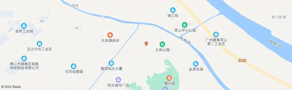广州大岗供电所_公交站地图_广州公交_妙搜公交查询2025