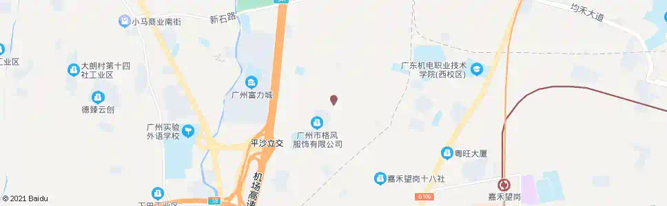 广州罗岗村委(嘉禾)_公交站地图_广州公交_妙搜公交查询2025