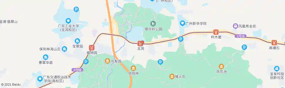 广州地铁龙洞站(林校)总站_公交站地图_广州公交_妙搜公交查询2025