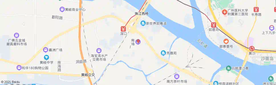 广州花卉市场_公交站地图_广州公交_妙搜公交查询2025