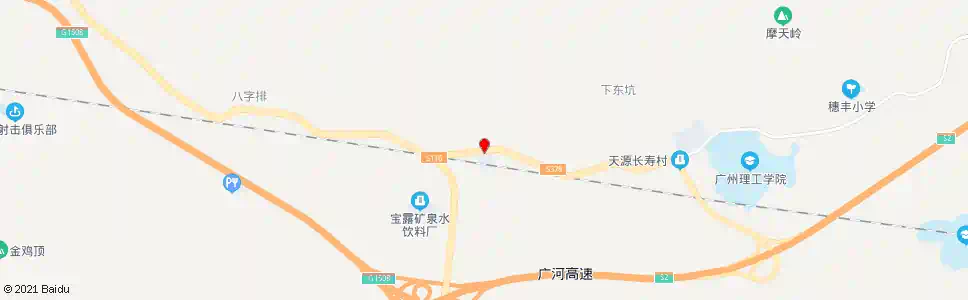 广州八斗村_公交站地图_广州公交_妙搜公交查询2025