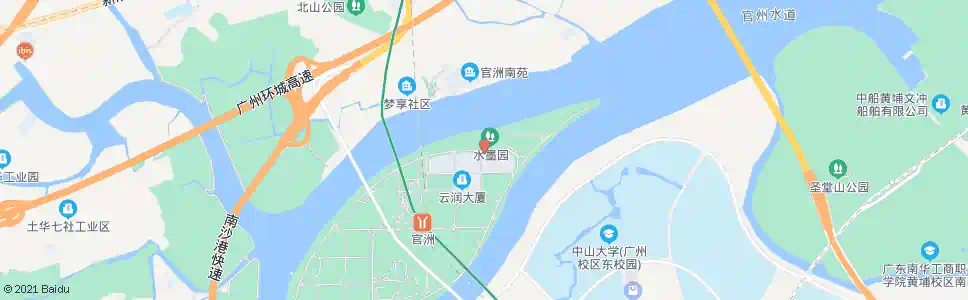 广州星岛环南路(星汉大道口)_公交站地图_广州公交_妙搜公交查询2025