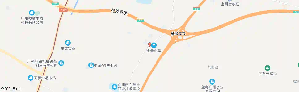 广州金盆村委_公交站地图_广州公交_妙搜公交查询2025
