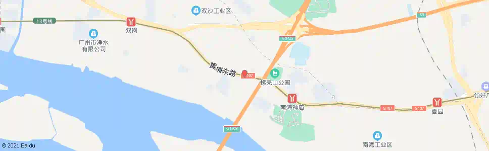 广州沙浦_公交站地图_广州公交_妙搜公交查询2025