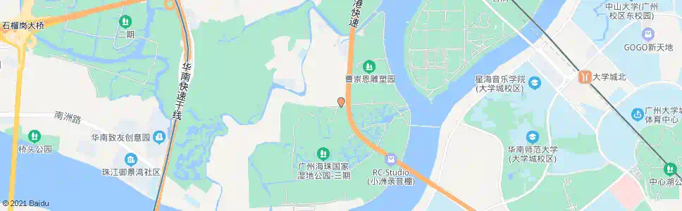 广州瀛洲生态公园总站_公交站地图_广州公交_妙搜公交查询2025