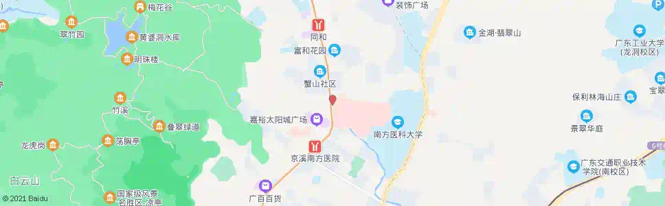 广州南方医院总站_公交站地图_广州公交_妙搜公交查询2025