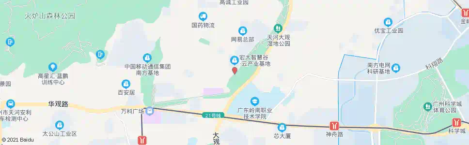 广州思成路_公交站地图_广州公交_妙搜公交查询2025