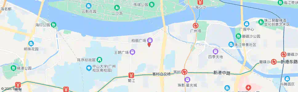 广州大江苑总站_公交站地图_广州公交_妙搜公交查询2025