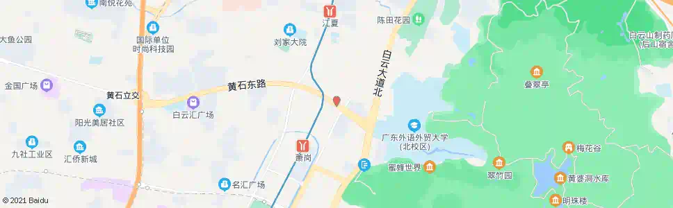 广州黄石东(广外)_公交站地图_广州公交_妙搜公交查询2025