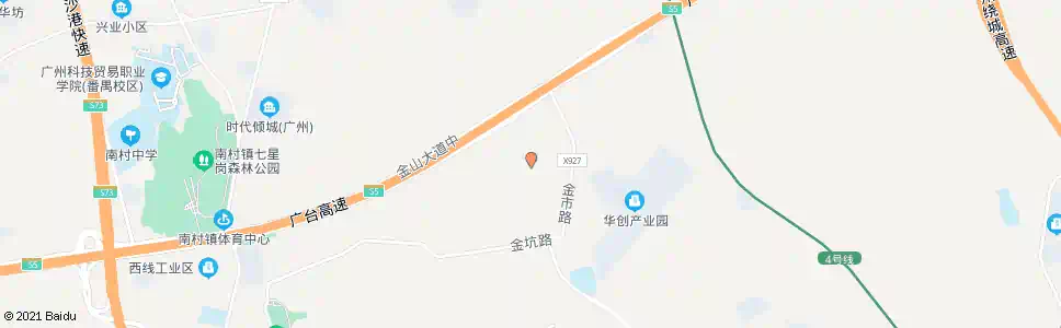 广州白陈路石洲村_公交站地图_广州公交_妙搜公交查询2025
