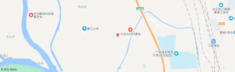 广州大龙头村西_公交站地图_广州公交_妙搜公交查询2025