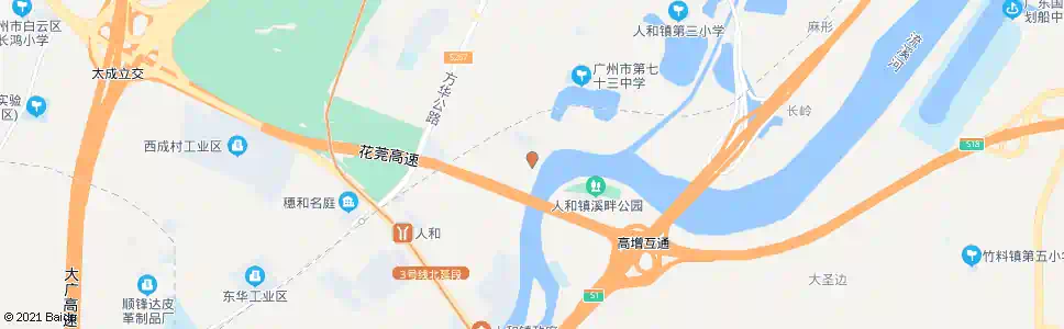 广州人和卫生站_公交站地图_广州公交_妙搜公交查询2025