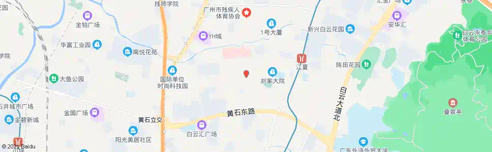 广州江夏西头大街_公交站地图_广州公交_妙搜公交查询2025
