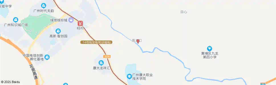 广州山边_公交站地图_广州公交_妙搜公交查询2025