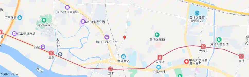 广州茅岗村口_公交站地图_广州公交_妙搜公交查询2025